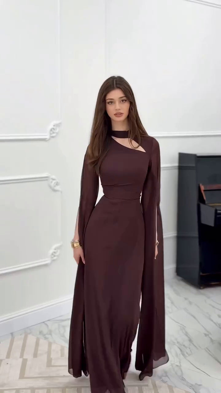 Women's Sexy Slimming Graceful Long Sleeve Dress Dresses