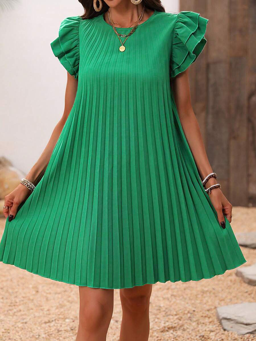 Women's Versatile Elegant Pure Color Dress Dresses