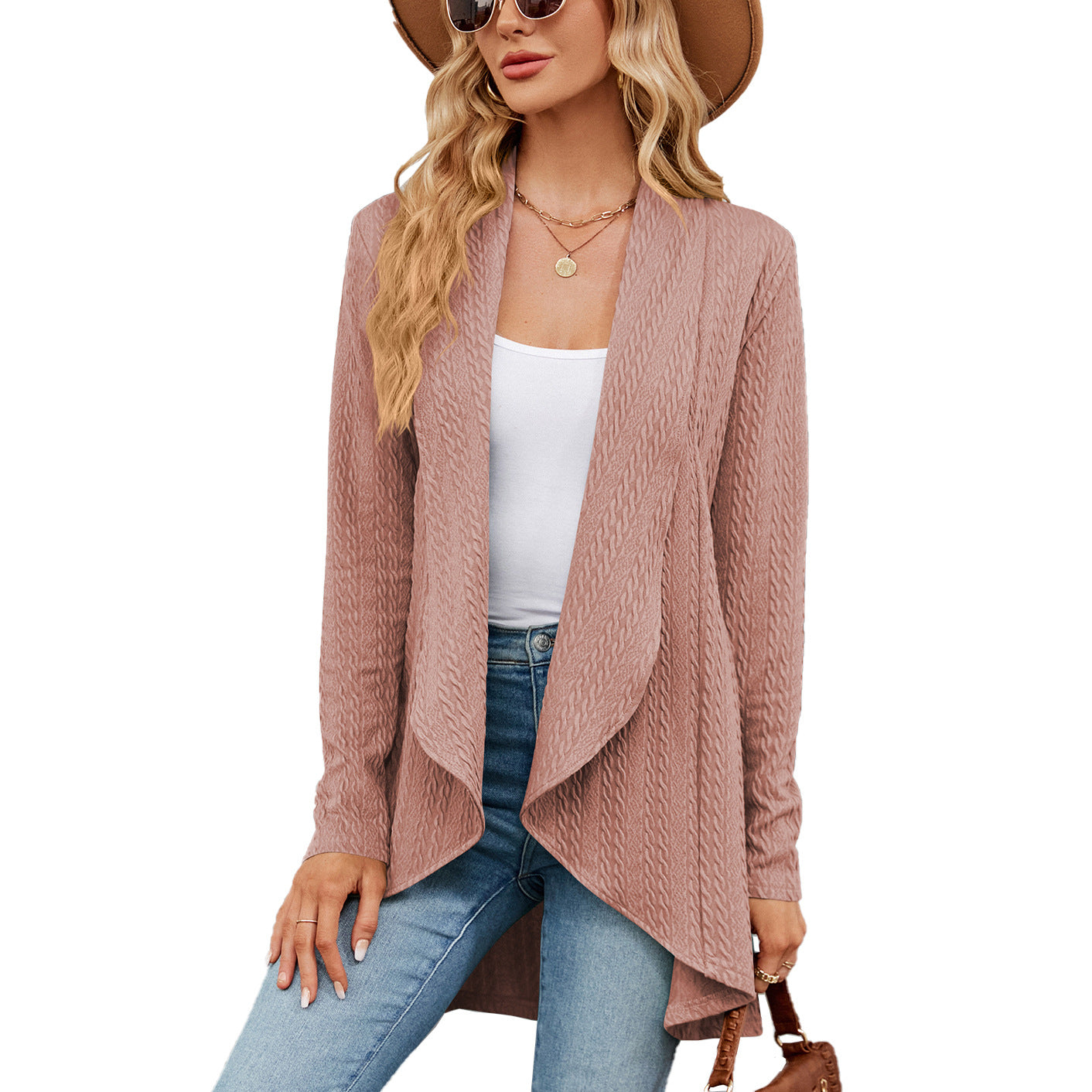 Women's Long Sleeve Solid Color Loose Knitting Women's Sweater