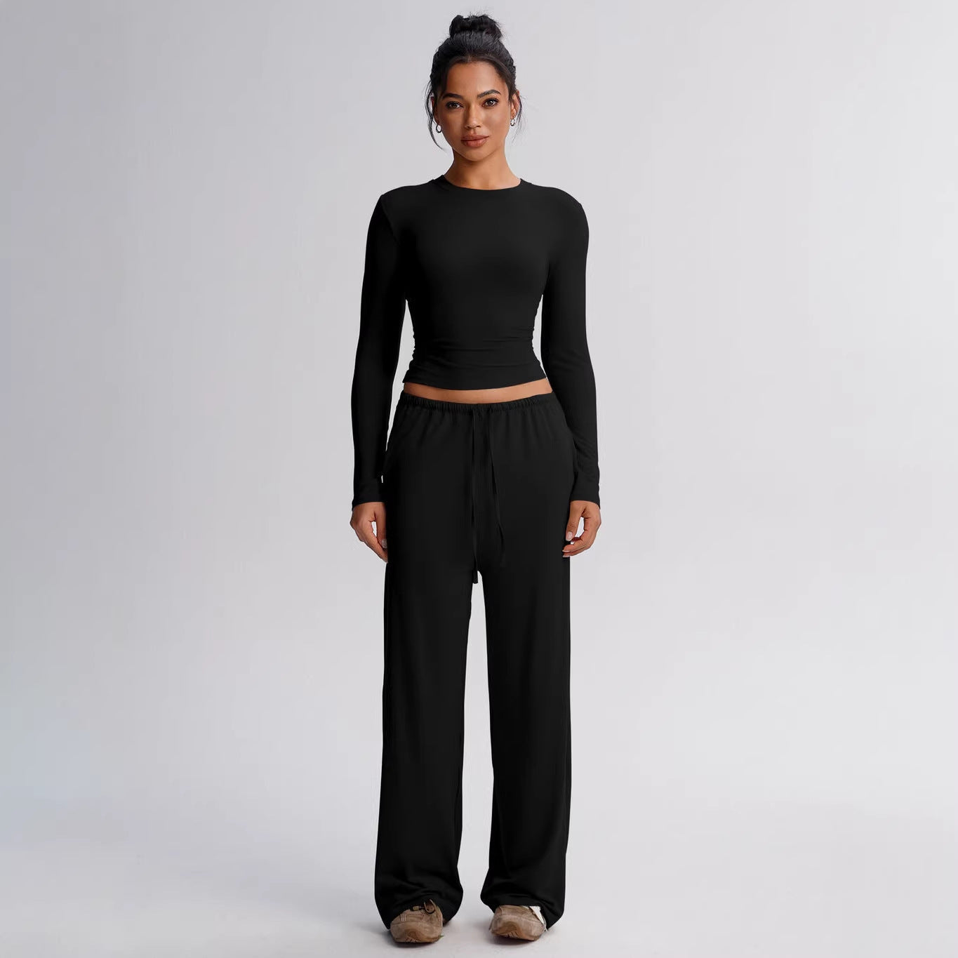 Women's Hip Hop Jazz Dance Loose Simple Solid Fashion Casual Suit