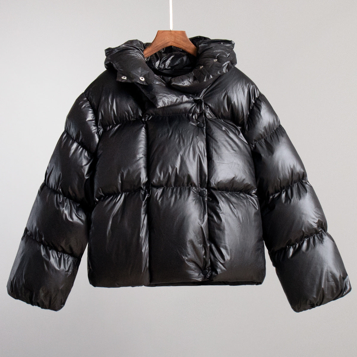 Women's Winter Bread Trendy Personality Street Hood Coats