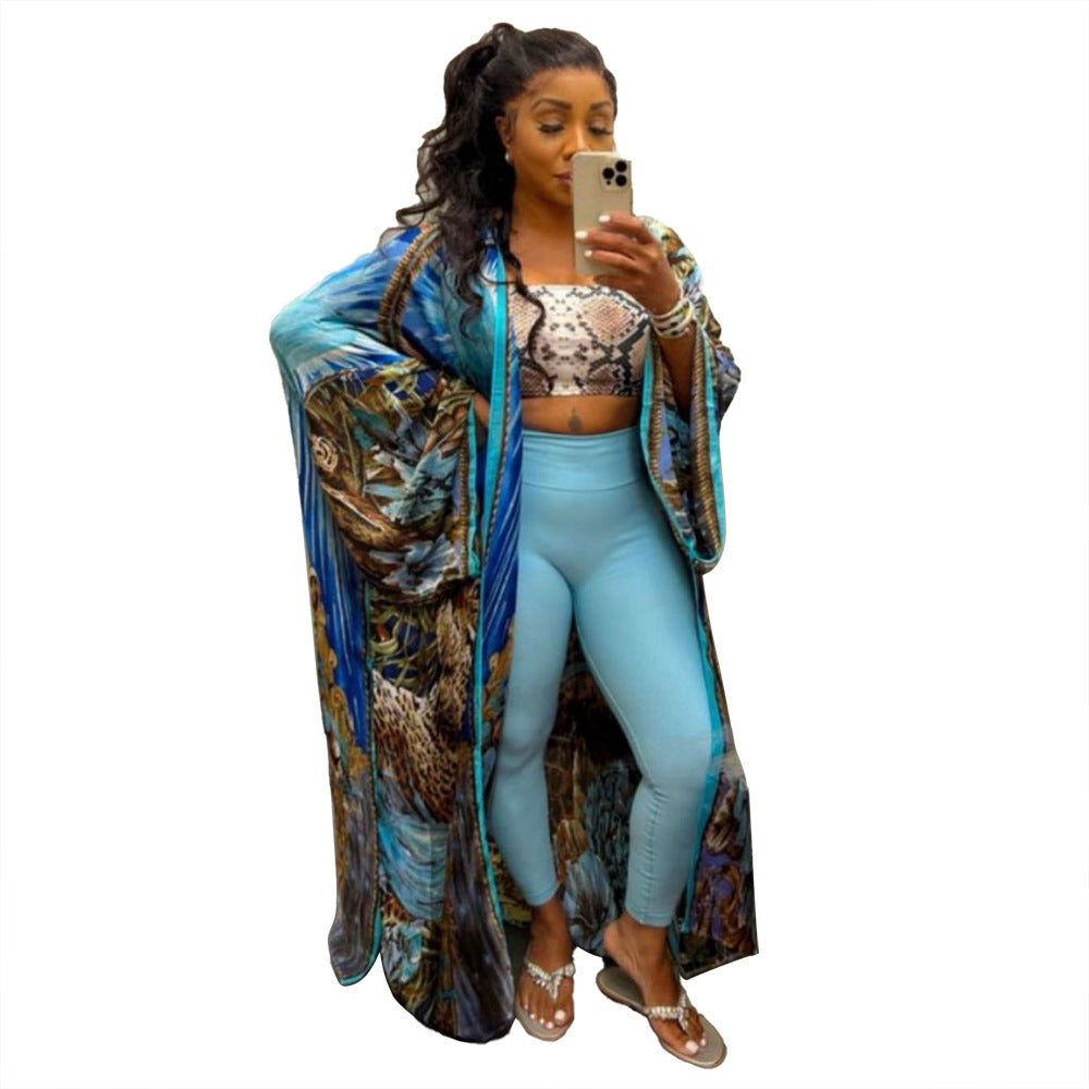 Women's Artificial Silk Fashion Casual Trench Coats