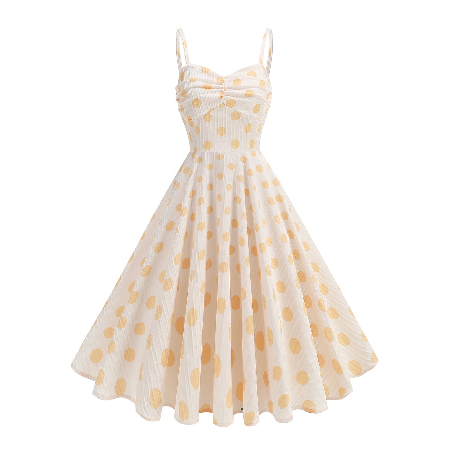 Women's British Lattice Strap Large Hem For Summer Fresh Dress