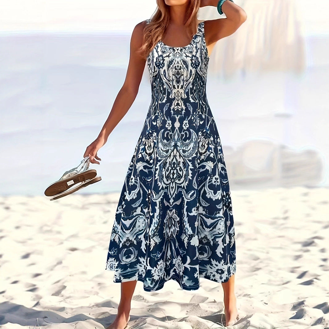 Stylish Women's Summer Fashion Printed Sleeveless Clothing