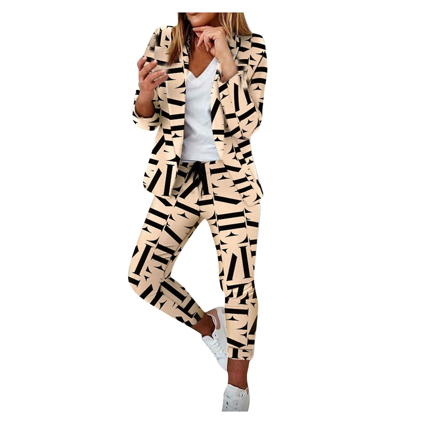 Women's Slouchy Casual Fashion Set Small Suits