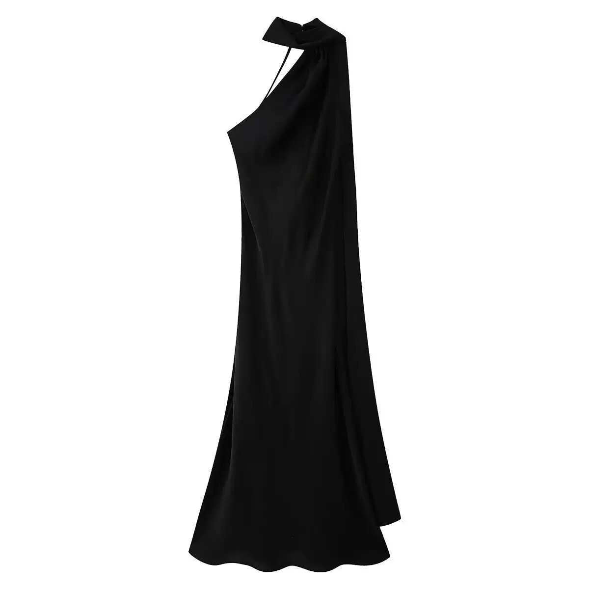 Light Mature Woman Summer Ribbon Halter Dresses