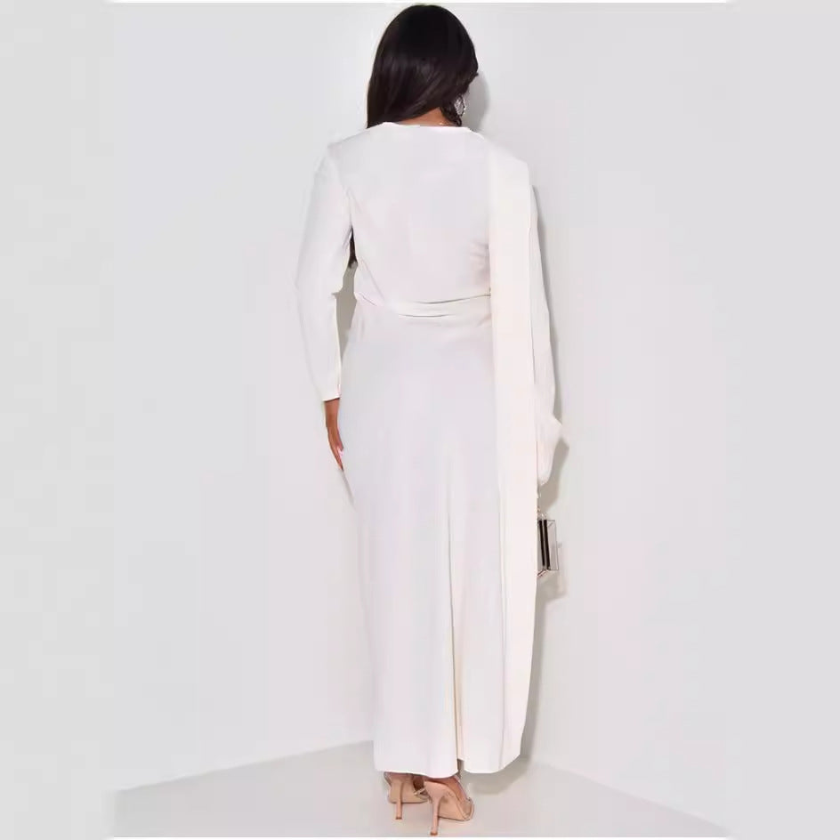 Loose Solid Color Casual Long Dress Dresses
