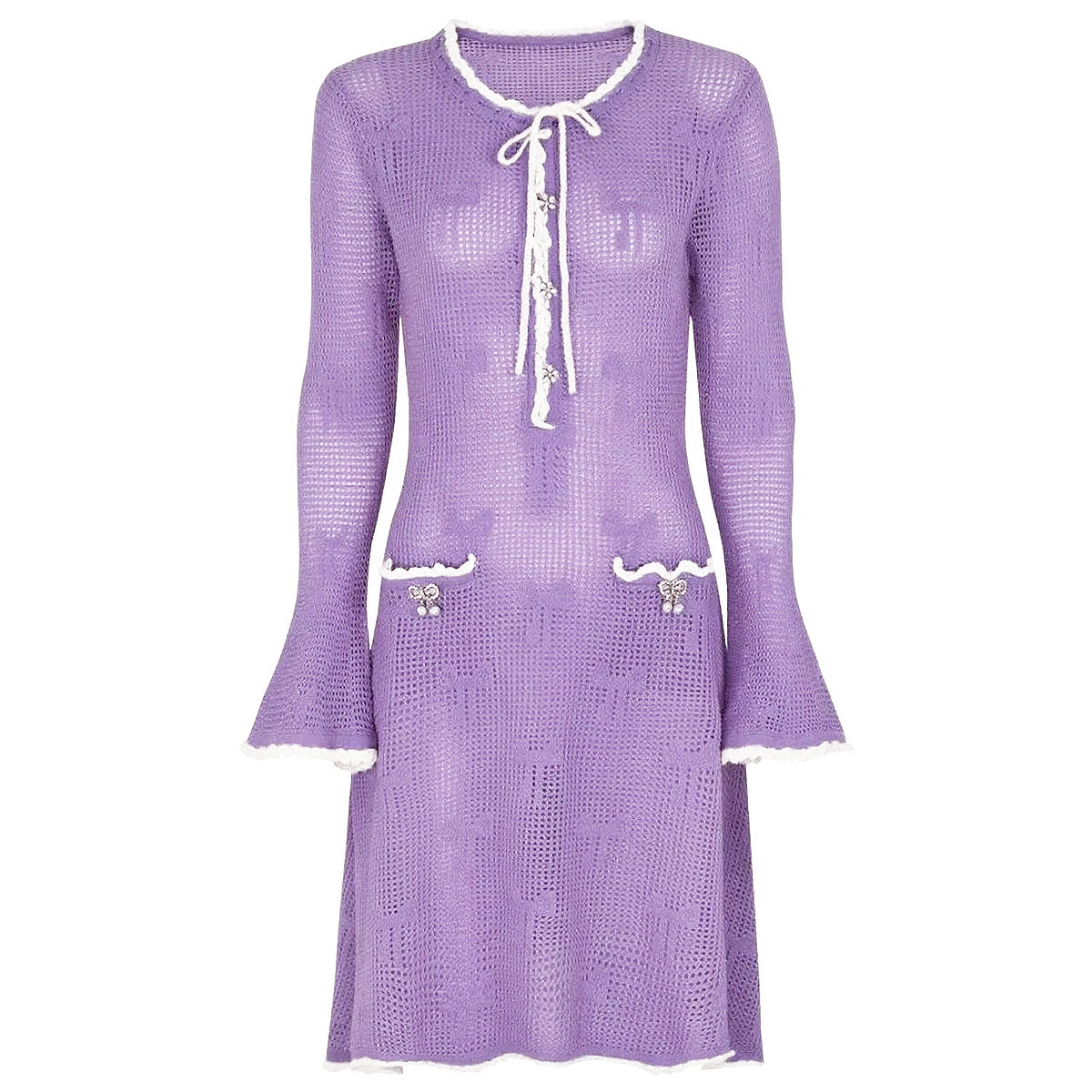 Quality Autumn Long Sleeve Elastic Knitted Dresses