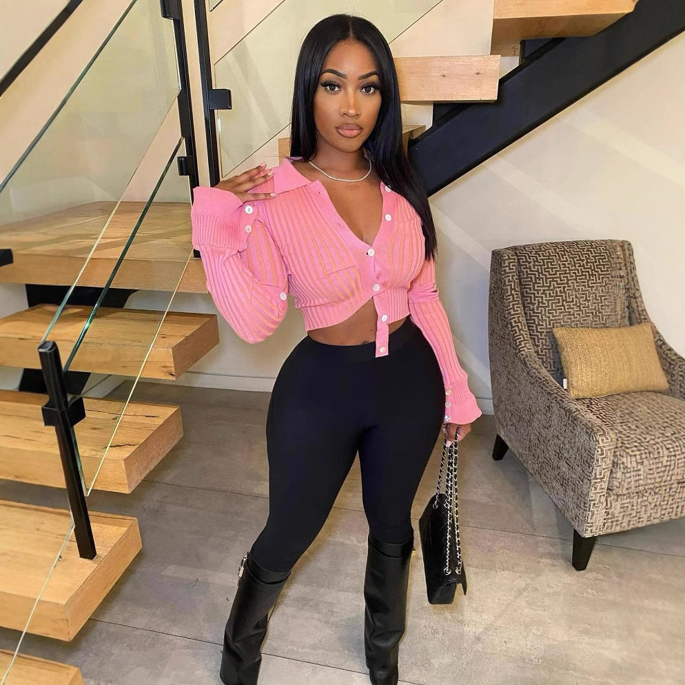 New Women's Fashion Sexy Highly Stretch Women's Sweater