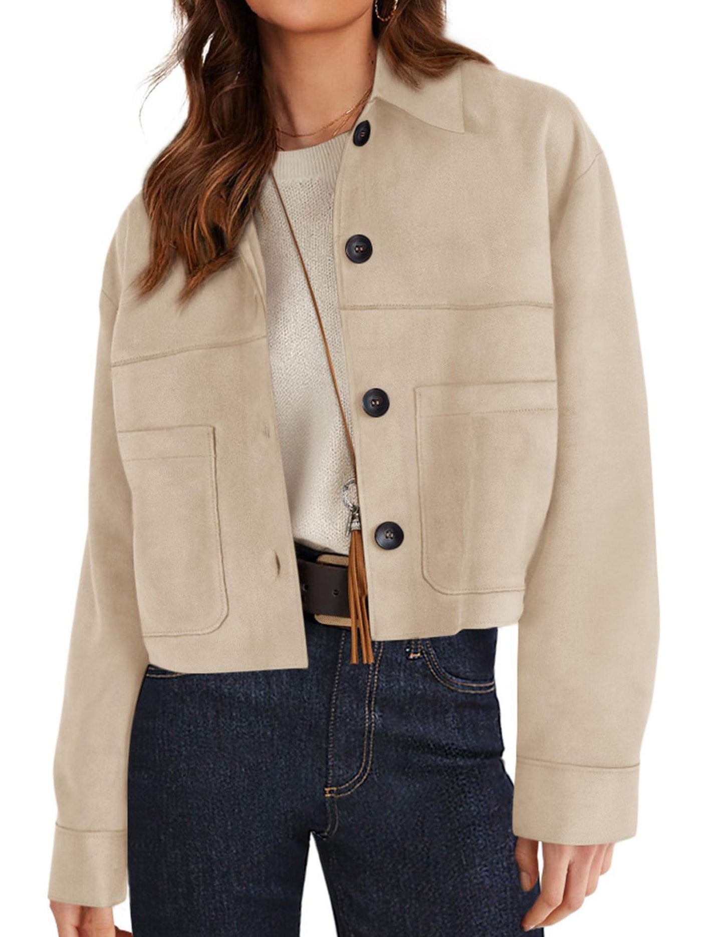 Women's Winter Suede Casual Lightweight Autumn Fashion Coats