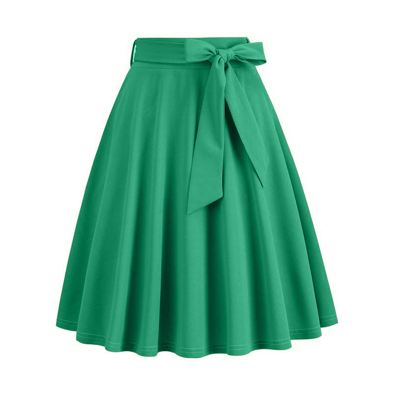 Women's Vintage Hepburn Style Large Swing Skirts