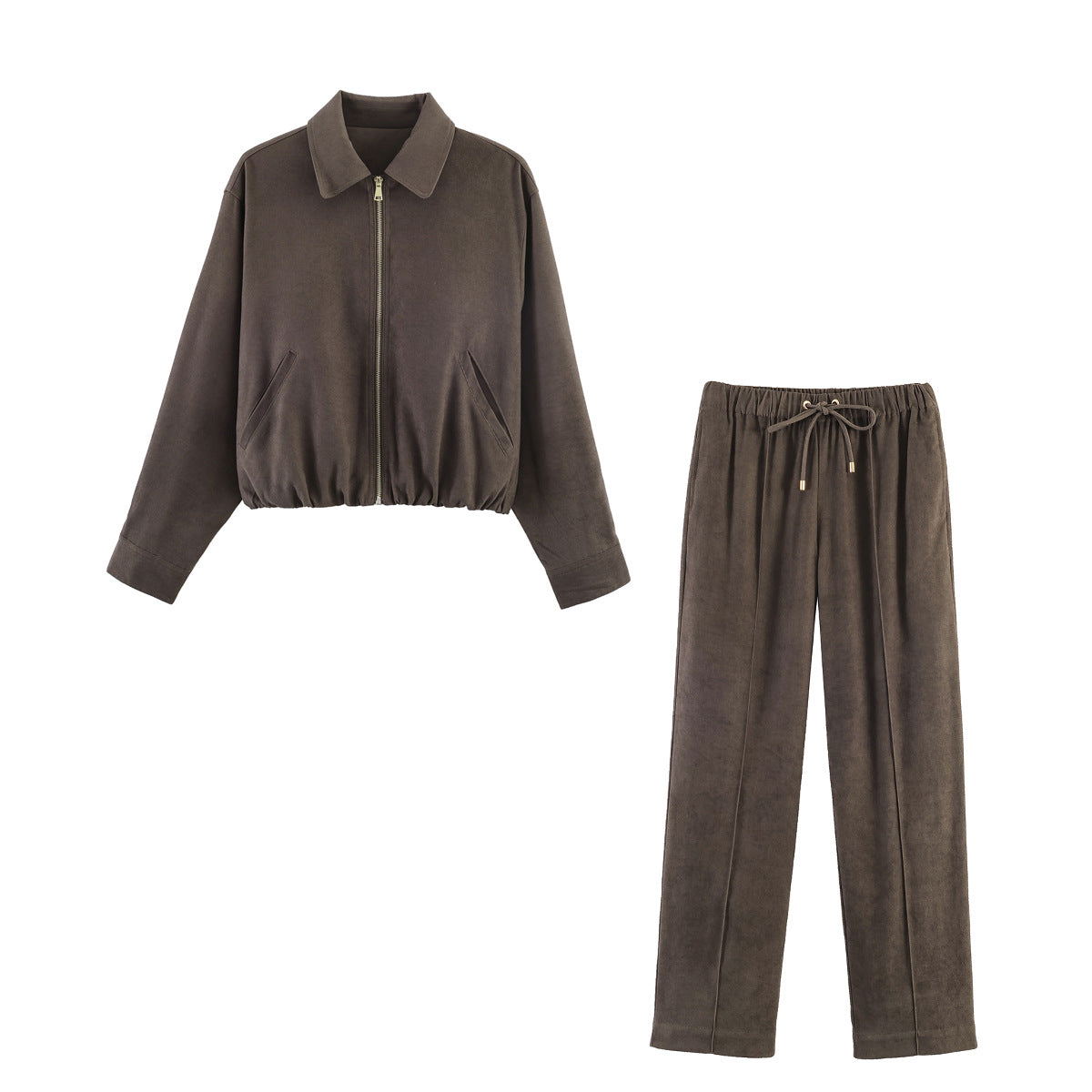 Unique Women's Autumn Collar Trousers For Fashion Casual Suit