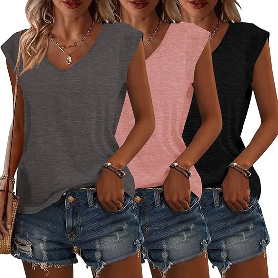 Women's Simple Solid Color Cover Sleeve Loose Blouses