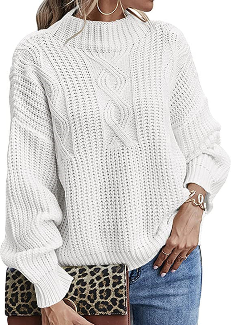 Women's Long-sleeved Slim Bottoming Shirt Round Neck Sweater