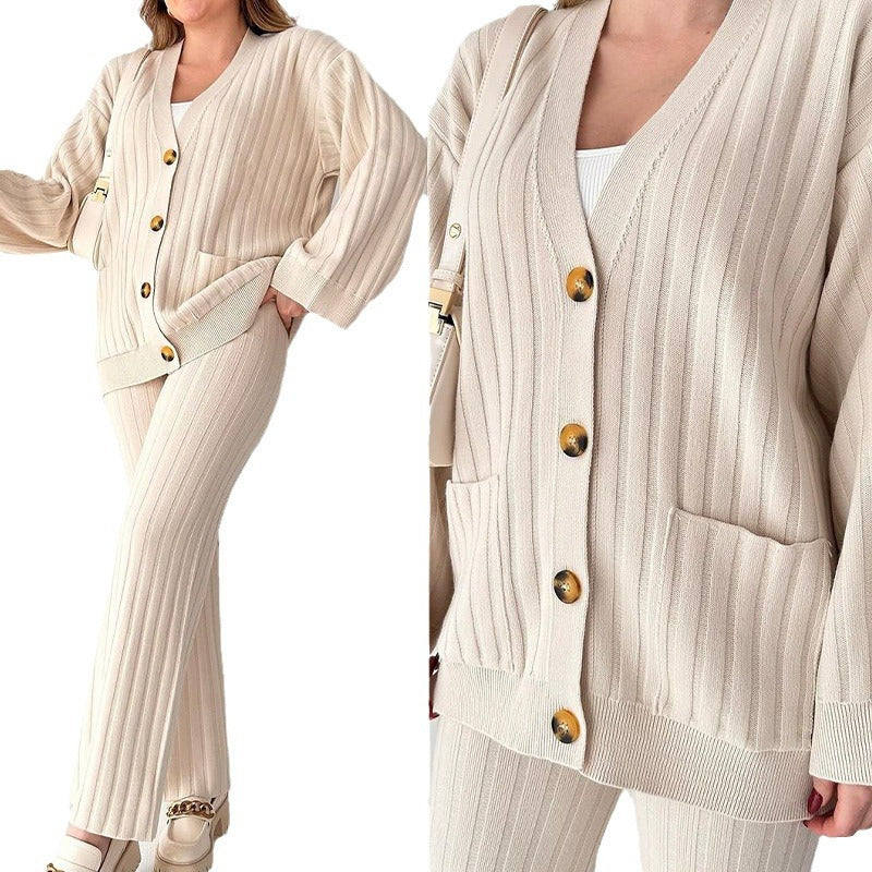 Women's Autumn Fashion Solid Color Loose Versatile Suits