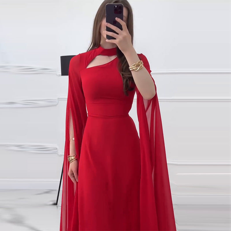 Women's Sexy Slimming Graceful Long Sleeve Dress Dresses