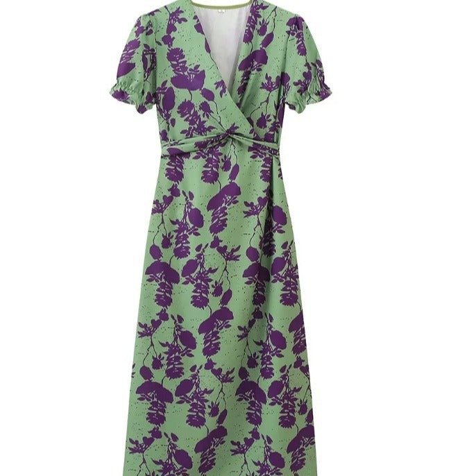 Women's Cool Sleeve Pleated Print Dress Shorts