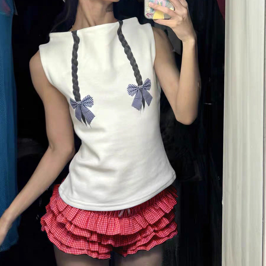 Sweet Cool Style Low Waist Wave Shorts