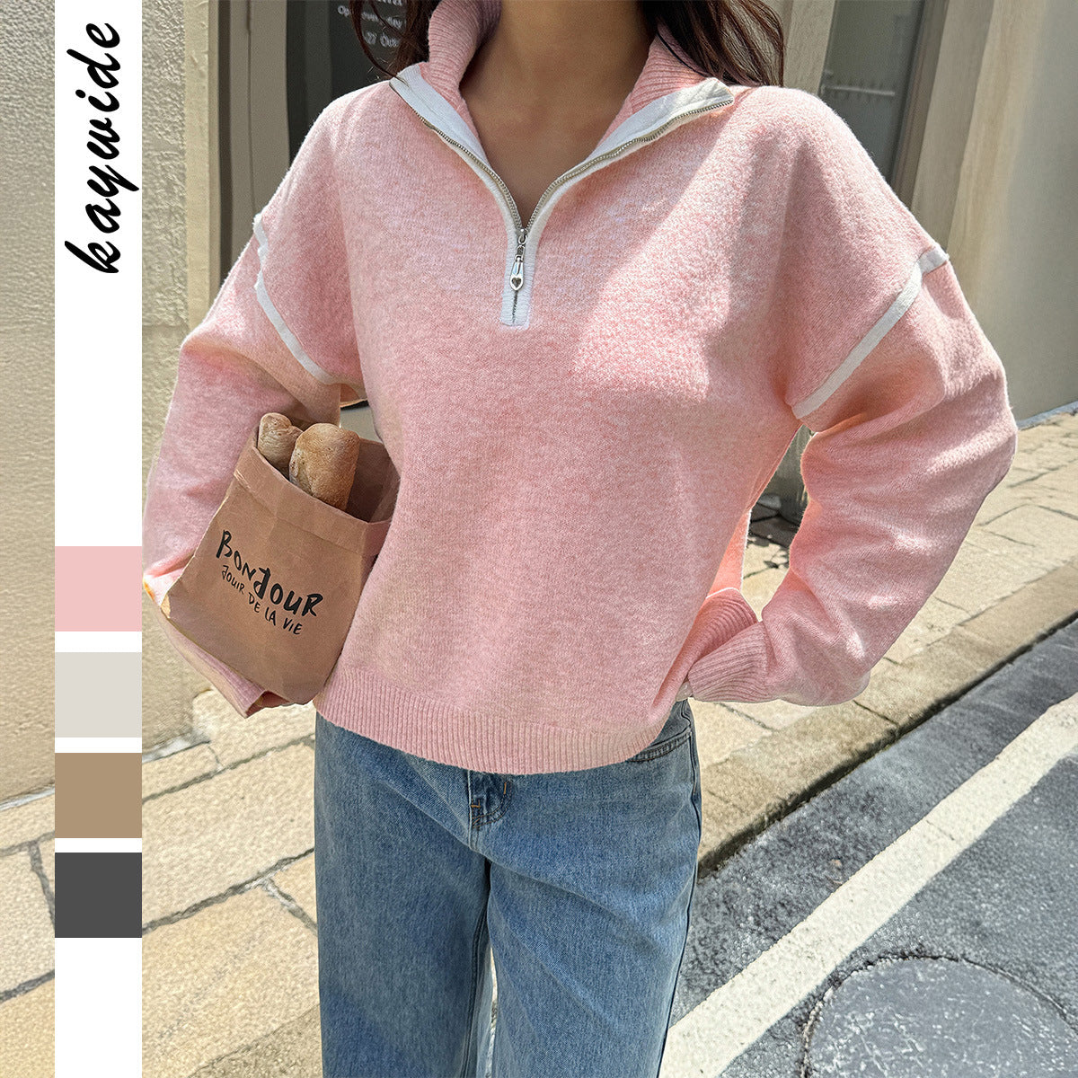 Women's Casual Simple Solid Color Long Sleeve Sweaters