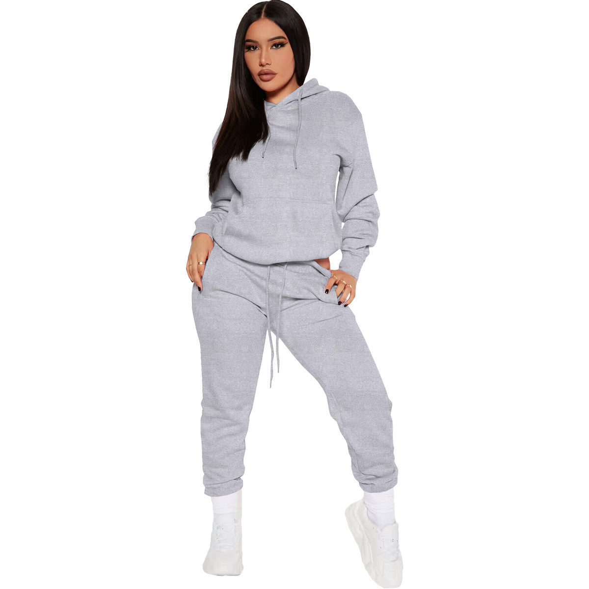 Charming Comfortable Women's Sports Hooded Pullover Sweaters