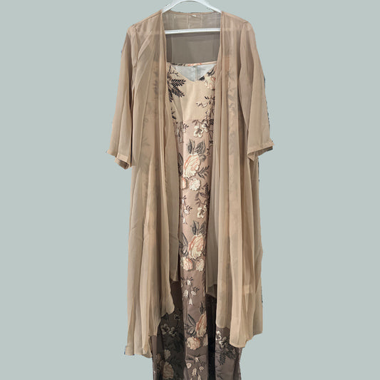 Mother's Elegant Graceful Dress Embroidery Craft Dresses