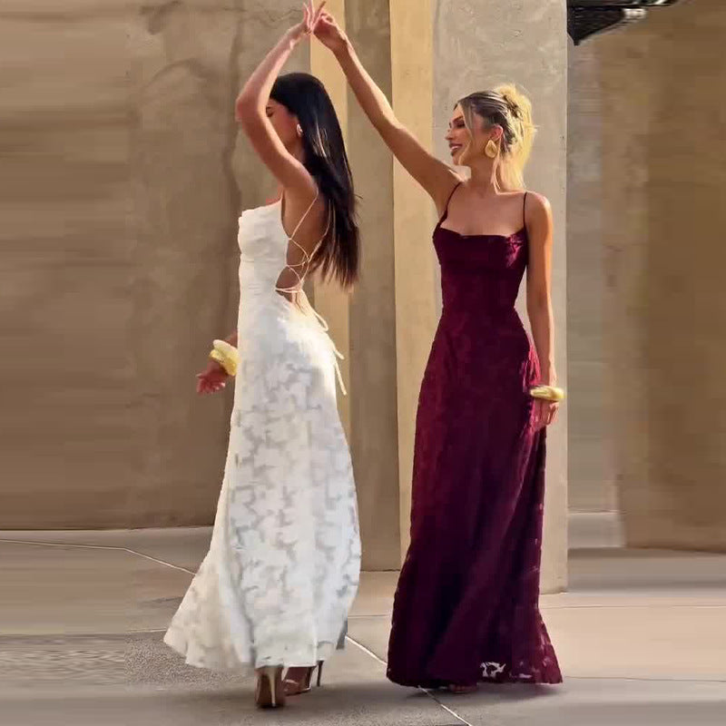 Women's Summer Slim Fit Elegant Strap Fashion Dresses