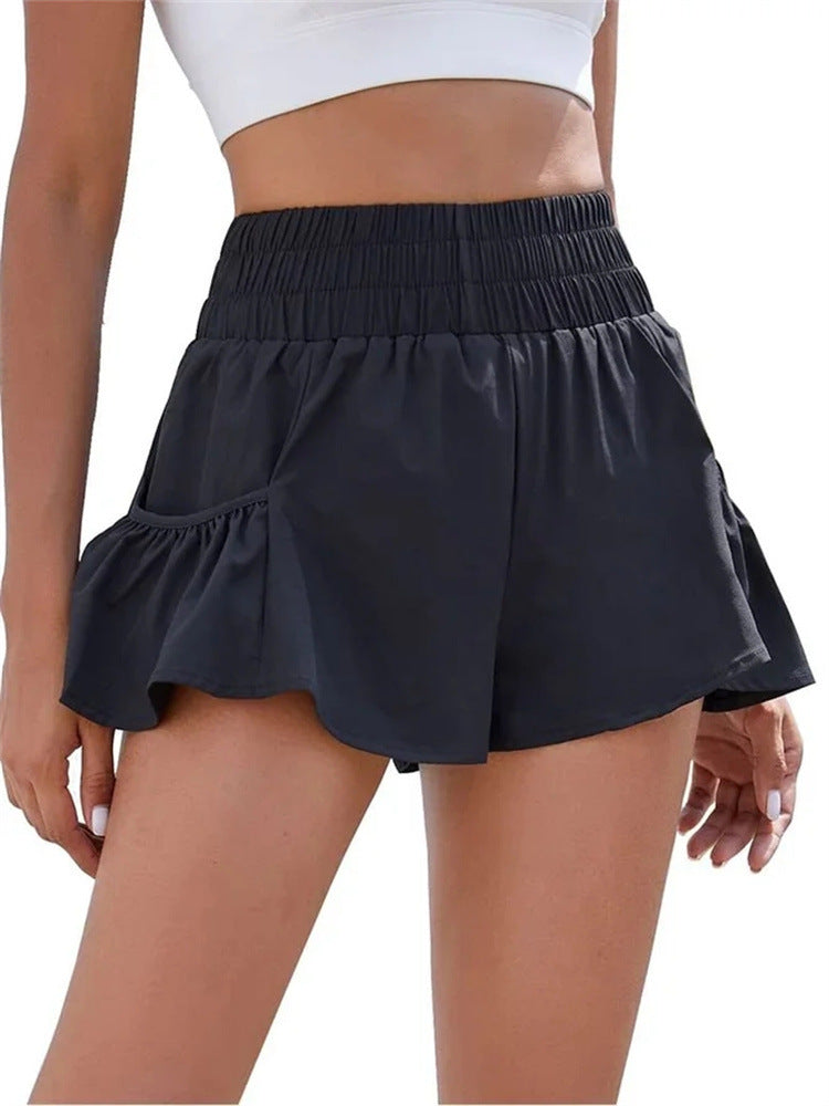 Women's Sports Breathable High Waist Fitness Running Shorts