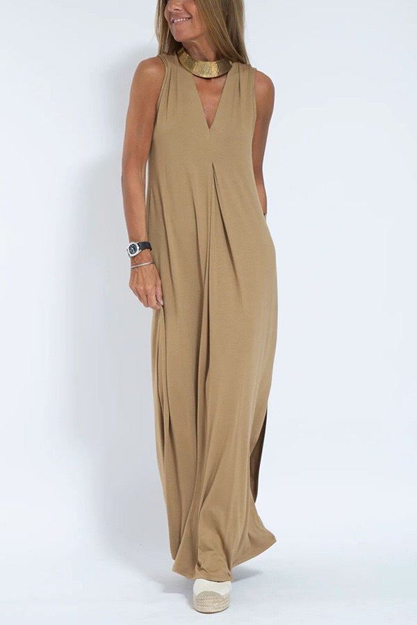 Women's Solid Color Pullover Dress Set Dresses
