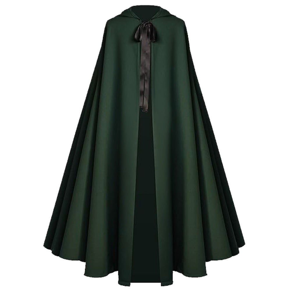 Medieval Death Cloak Halloween Stage Performance Dress