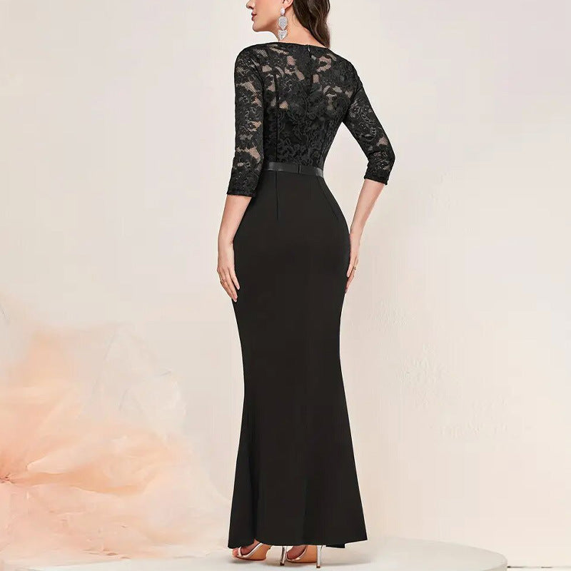 Women's Banquet Temperament Long Dress Fishtail Bridesmaid Dresses