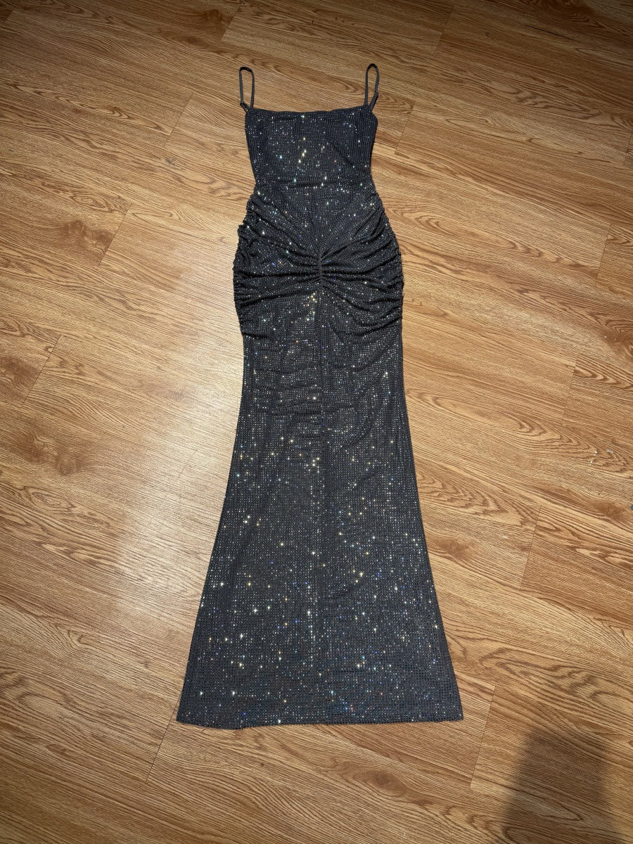 Focus Party Series Full Diamond Elastic Dresses