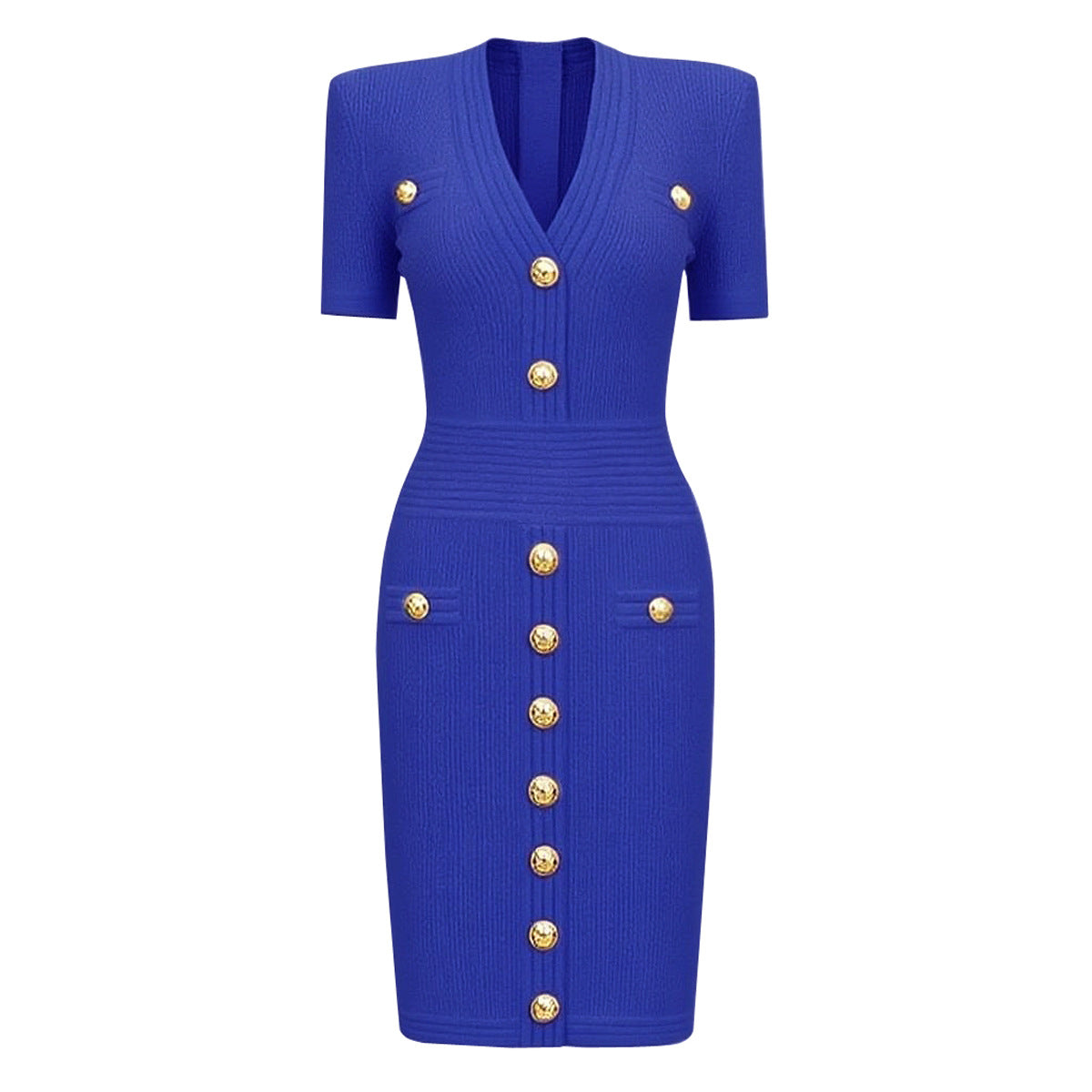 Women's Lengthened Summer Fashionable Knitted Slim Fit Dresses