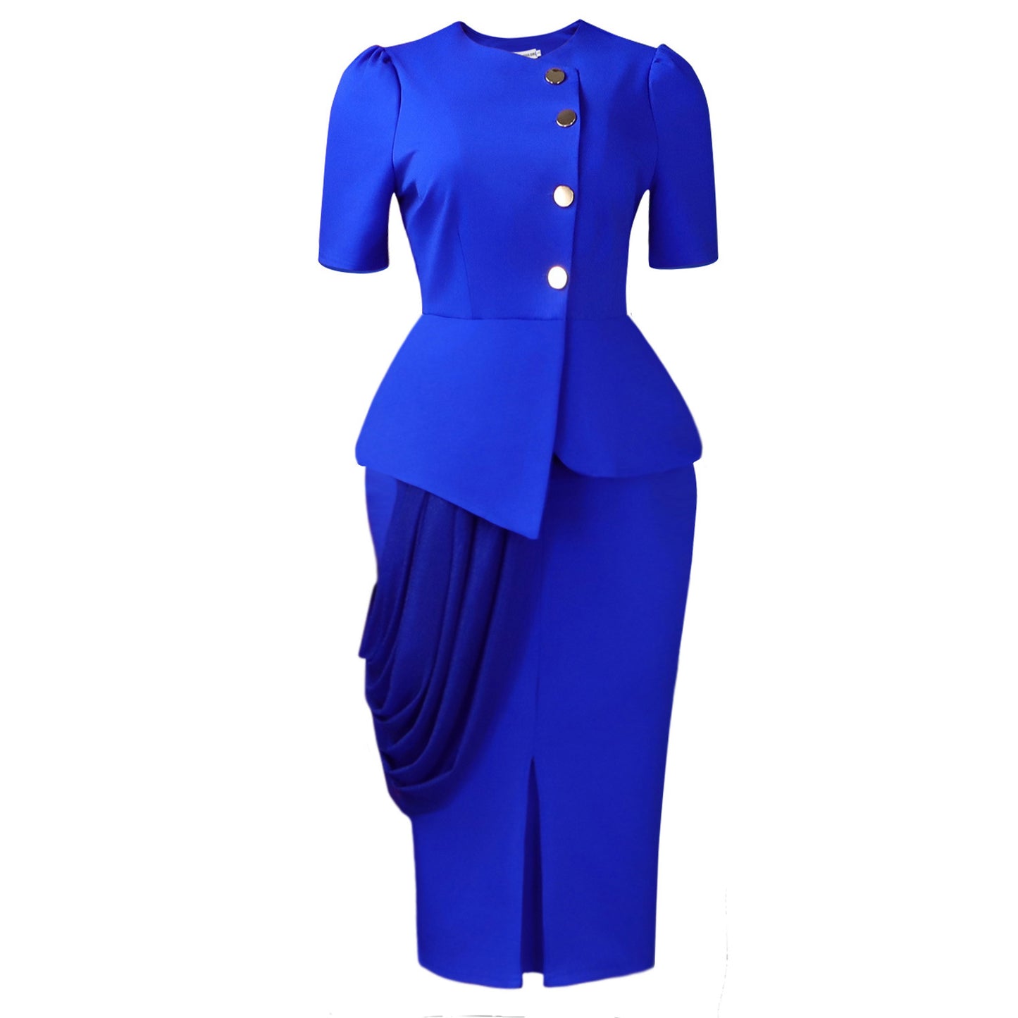 Women's Fashionable Elegant Hip Two-piece African Tops