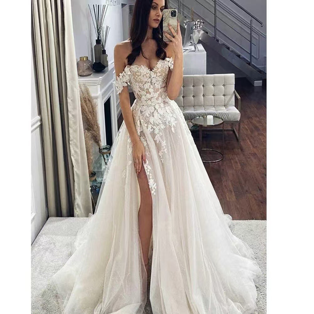 Style Main Dress Bride Slimming Trip Wedding Dresses