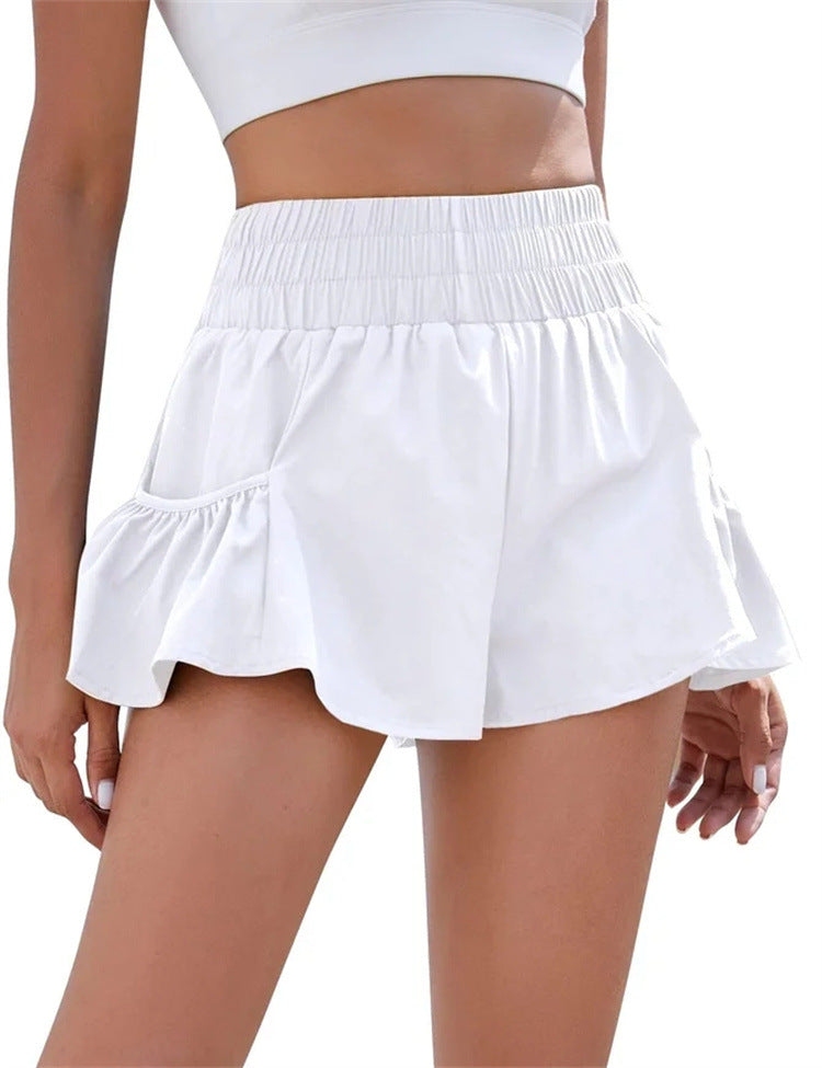 Women's Sports Breathable High Waist Fitness Running Shorts