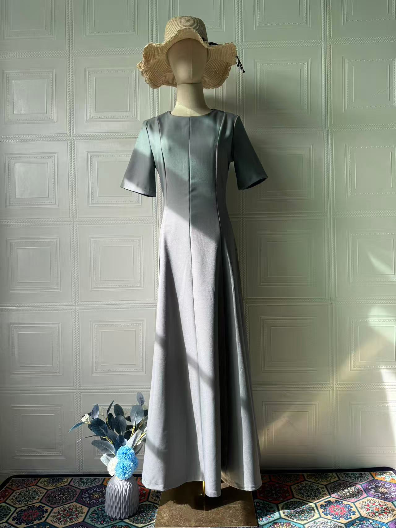 Summer Retro Elegance Sleeve Dress Casual Dresses