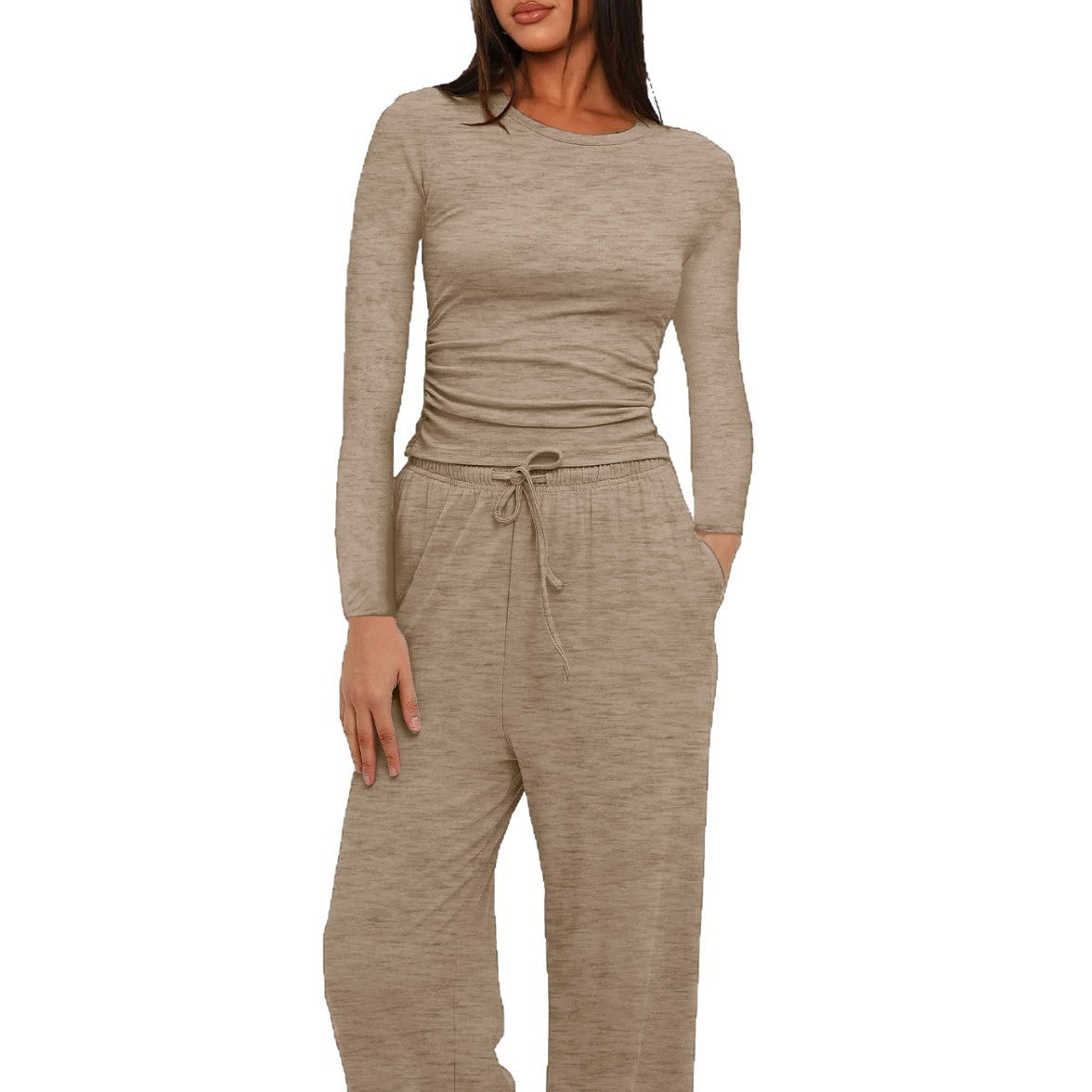 Elegant Women's Long Sleeve Solid Color Suits