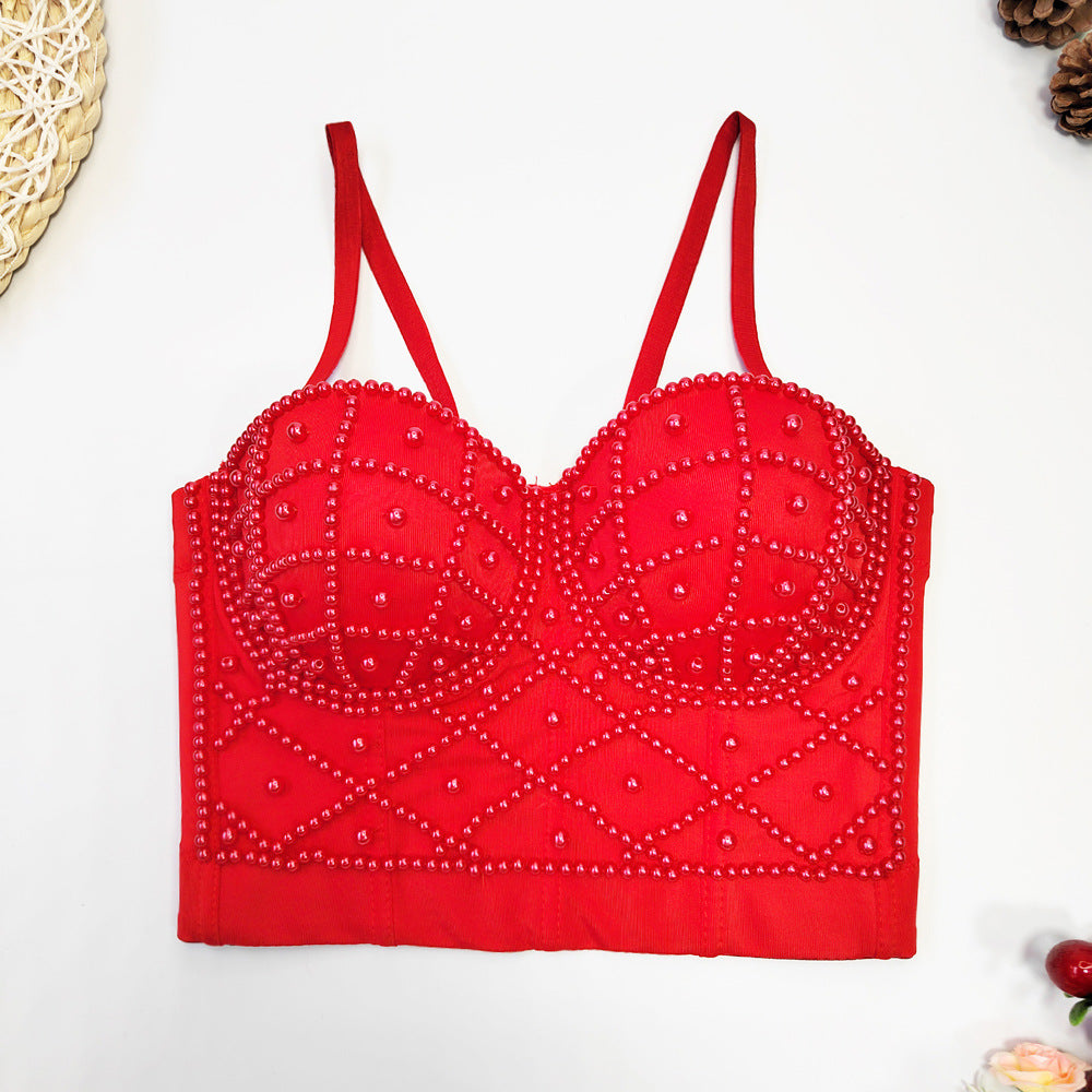 Women's Wear Beauty Back Exposed Navel Sexy Tube Tops