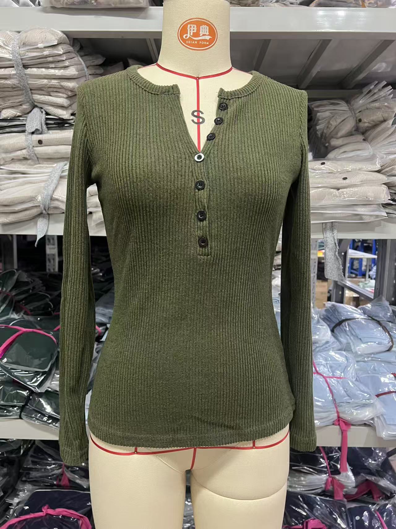 Women's Solid Color Slim Fit Slimming Versatile Long Sleeves Sweaters