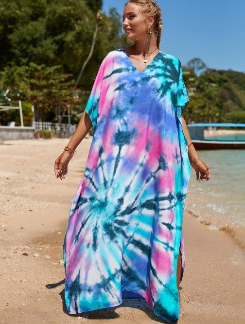 Women's Beach Summer Loose Seaside Vacation Sun Blouses