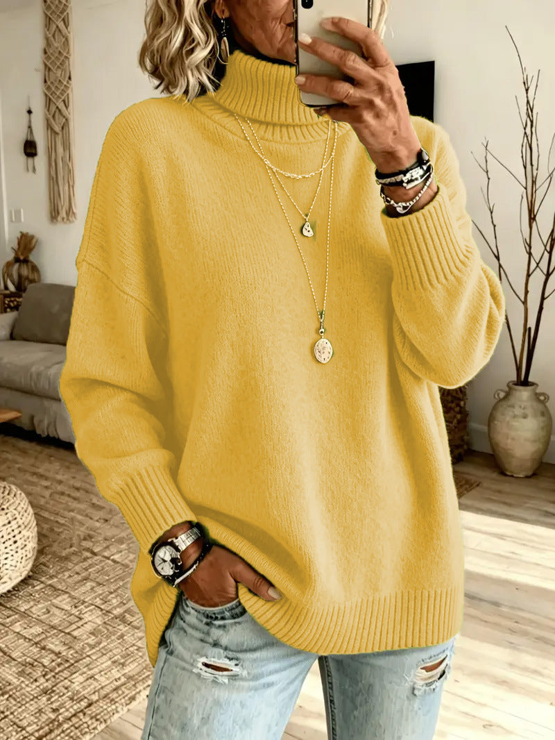 Women's Lazy Solid Color Elegant Split Loose Clothing