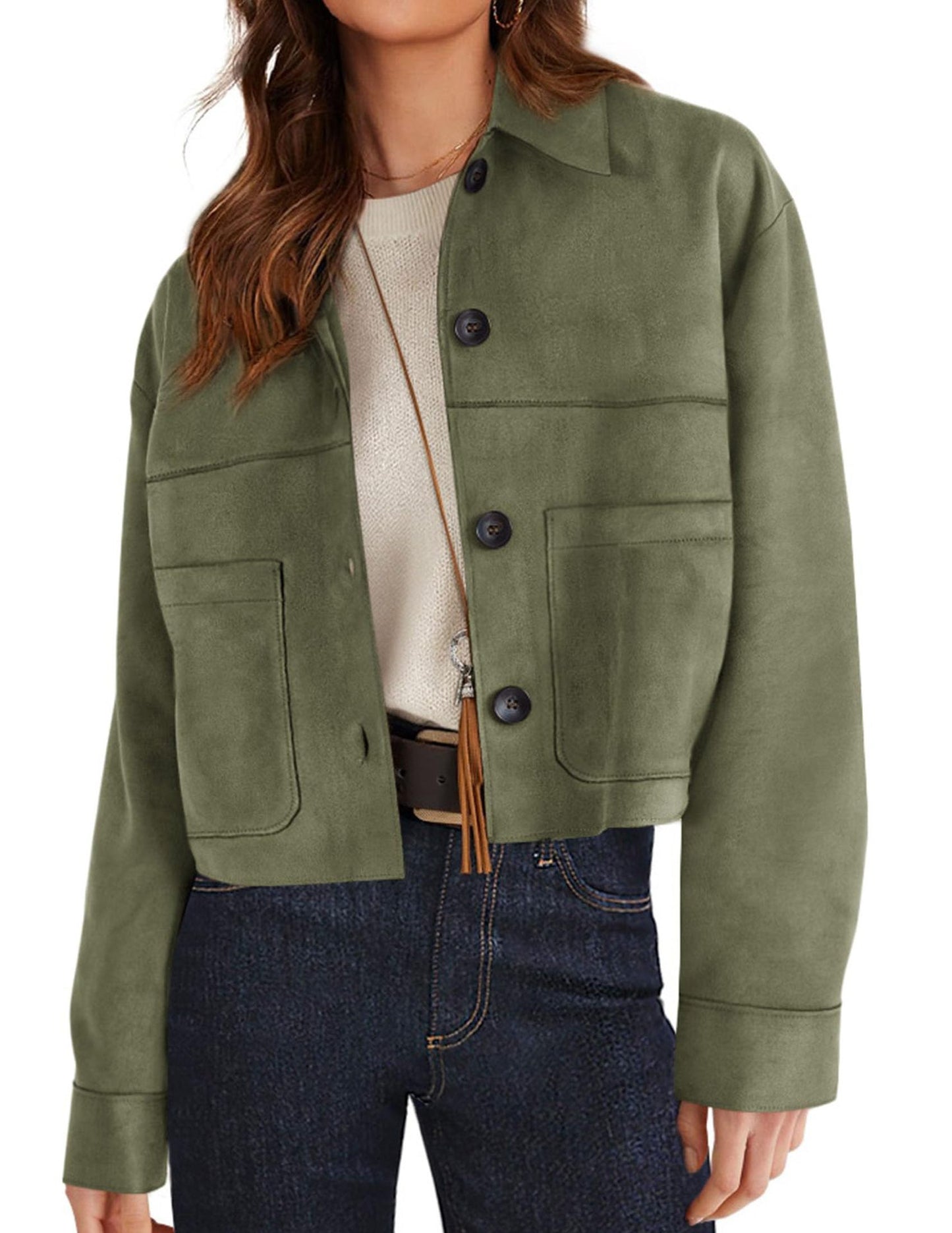 Women's Winter Suede Casual Lightweight Autumn Fashion Coats