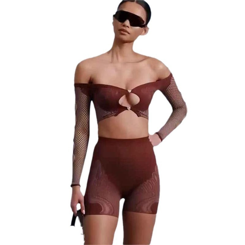 Women's Autumn High-grade Long-sleeved High Waist Outer Fashion Casual Suit