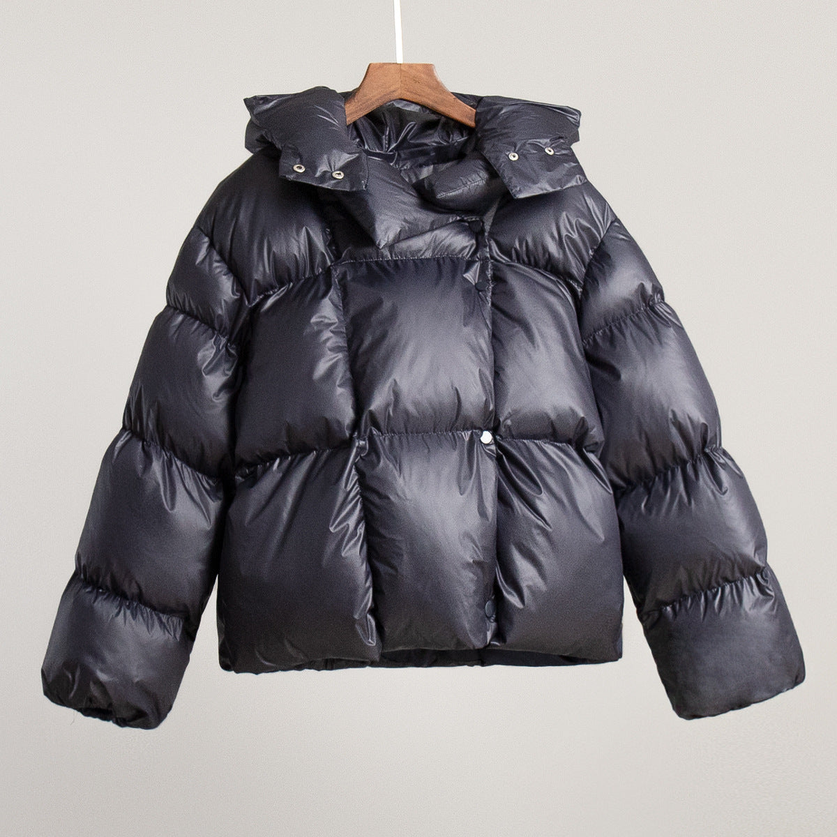 Women's Winter Bread Trendy Personality Street Hood Coats