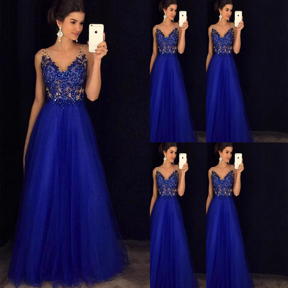 Solid Color Embroidery Sexy Sequins Dress Wedding Dresses