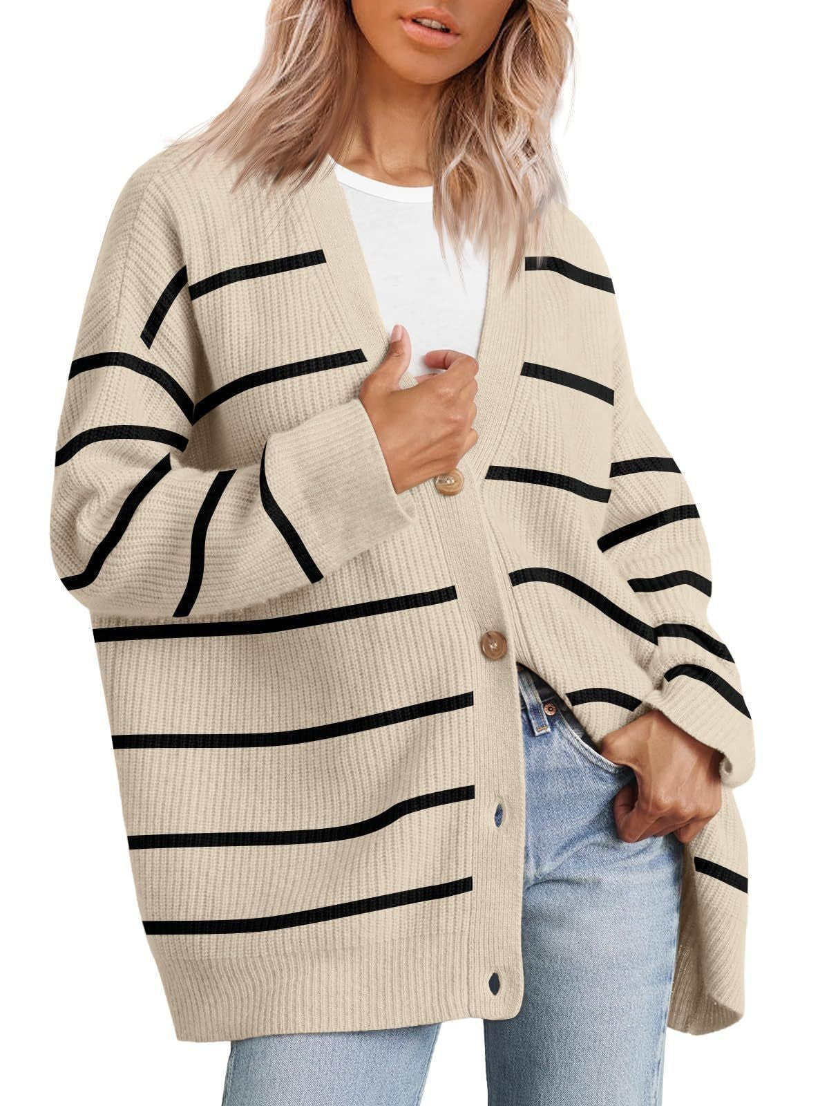Women's Button Solid Color Long Sleeve Inner Cardigans