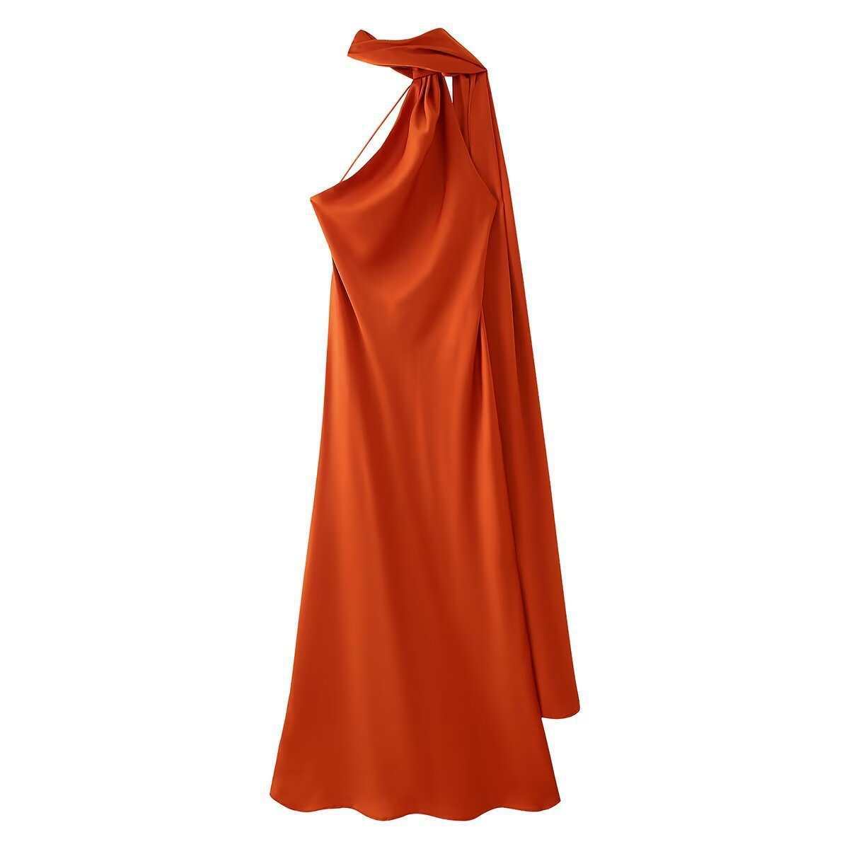 Light Mature Woman Summer Ribbon Halter Dresses
