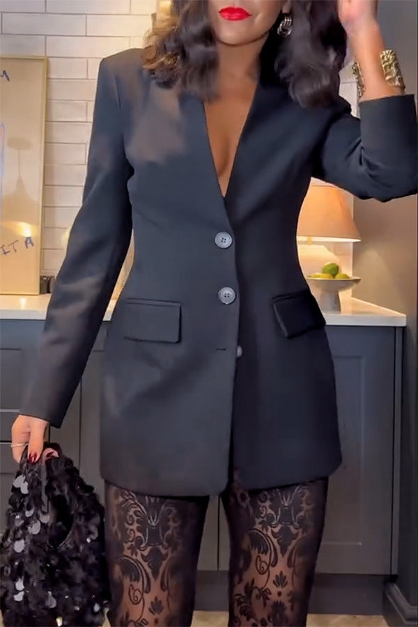Women's Long Sleeve Casual Loose Lace Two-piece Suits