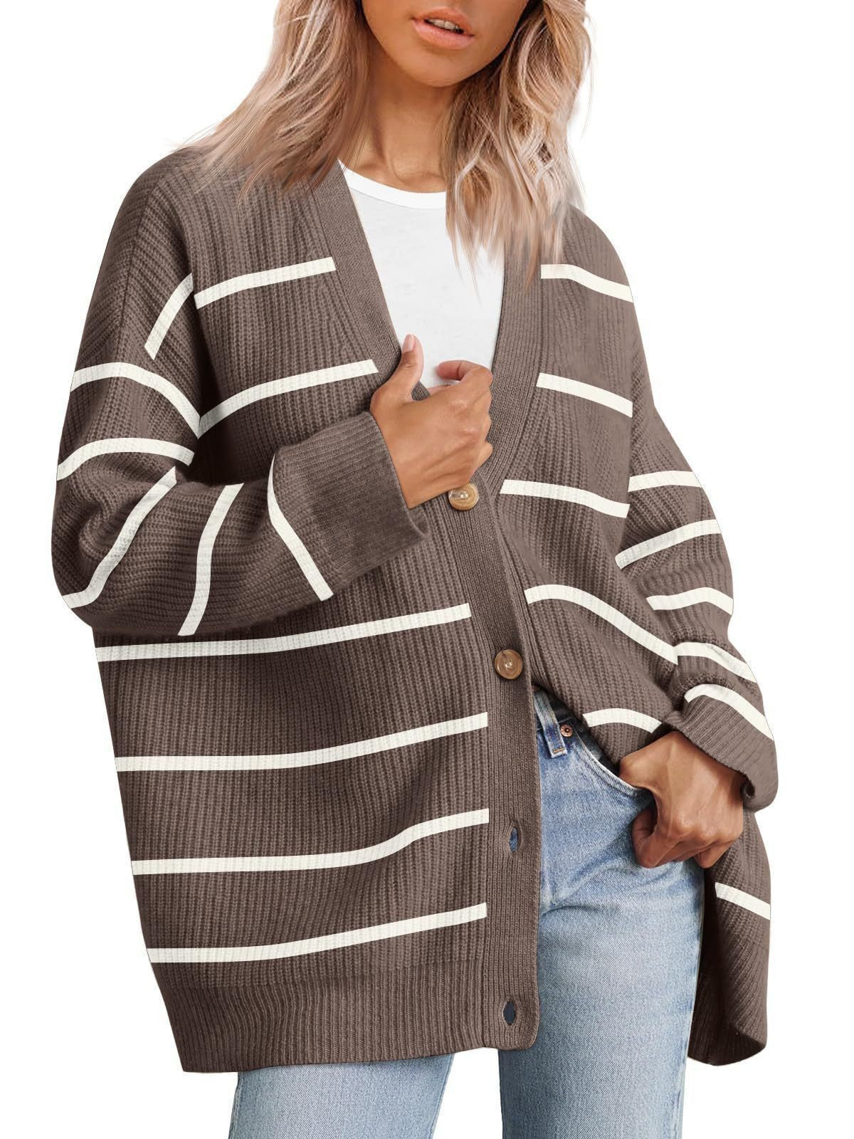 Women's Button Solid Color Long Sleeve Inner Cardigans