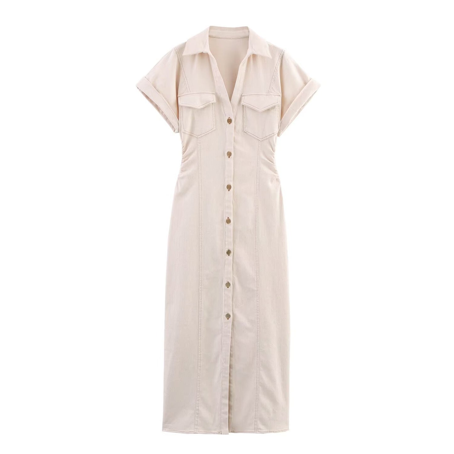 Z Summer Midi Slim Denim Dress Dresses